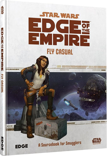 Asmodee Star Wars: Edge of The Empire Roleplaying Game Fly Casual SOURCEBOOK - New Ships Equipment Talents &amp Jobs RPG for Kids &amp Adults Ages 14+ 3-5 Players