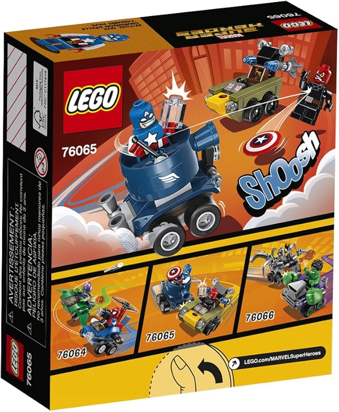 LEGO Super Heroes Mighty Micros: Captain America vs Red Skull 76065 Building Kit (95 Piece)