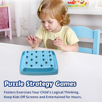 Magnet Game Magnetic Game for Kids and Adults Table Top Board Game for Kids 8-12 Magnet Chess Game 40Pcs for Family Games Night 2-4 Players