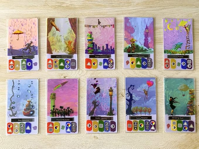 Canvas – Strategic Artistic Card Crafting Game Solo or up to 5 Players Age 14+ Award-Winning Board Game with Transparent Cards Premium Components &amp Art Cards