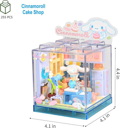Cute Building Bricks Blocks Toys Miniature Sets with Transparent Display Fun Toy Collectible Gift for Fans Girls Birthday Party Supply Decorations Room Décor Plush Stickers Stuff Age 3 4 5 6