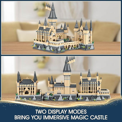 Magic CastIe BuiIding Set MOC Architecture Micro BuiIding BIocks Kit CollectibIe Model Toys Gifts Toys for Adults Teens 14+ (2680 Pieces)