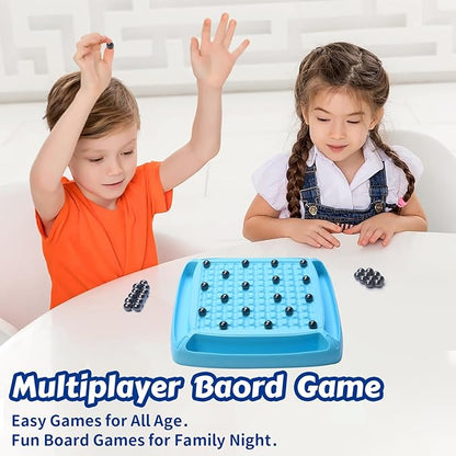 Magnet Game Board Game for Kids 8-12 Magnetic Game Chess Set for Kids and Adults Family and Friend Games Night Magnet Chess Game 40 Piceses 2-4 Players (Cyan)