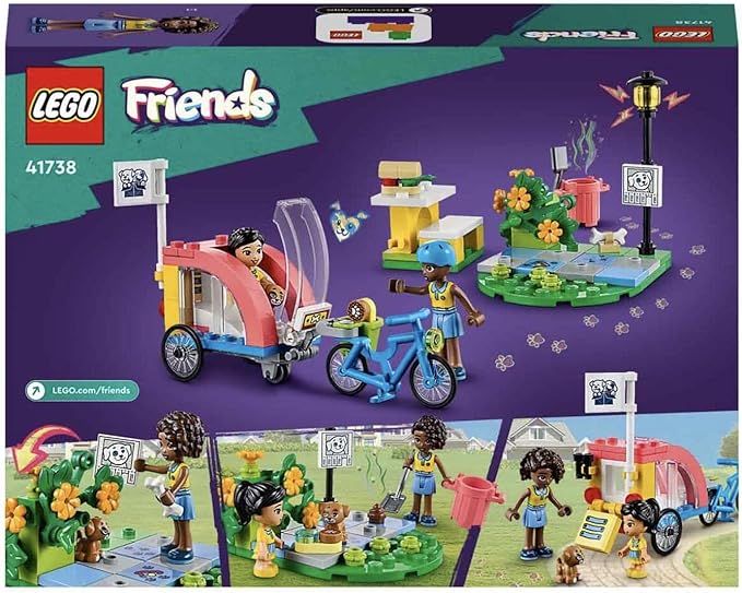 LEGO Friends 41738 Dog Rescue Bike Toy Blocks Present Rescue Animal Girls Ages 6 and Up