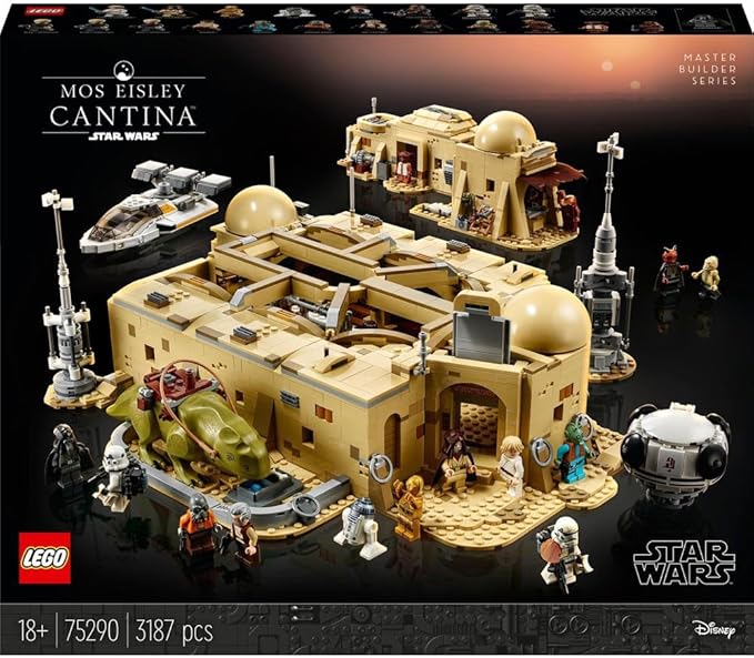 Lego Star Wars Mos Eisley Cantina Construction Toy Ages 16+ 3187 Pieces