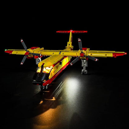 BRIKSMAX Led Lighting Kit for LEGO-42152 Firefighter Aircraft - Compatible with Lego Technic Building Blocks Model- Not Include Lego Set