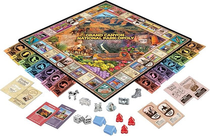MasterPieces Opoly Board Games - Grand Canyon National Park Opoly - Officially Licensed Board Games for Adults Kids &amp Family