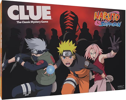 USAOPOLY CLUE: Naruto | Solve The Mystery in This Collectible Clue Game | Featuring Characters &amp Locations from The Anime TV Show Naruto | Officially-Licensed Naruto TV Show Game &amp Merchandise