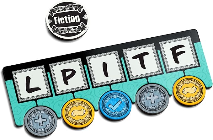 Allplay Fiction Banned Books Board Game | Cooperative Word Deduction &amp Bluffing Game | 2–10 Players 20–30 Min Playtime Logic Puzzle Party Game
