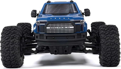 ARRMA RC Truck 1/10 Big Rock 4X4 223S BLX BRUSHLESS Street Truck RTR (Batteries and Charger Not Included) with DSC (Blue) ARA4312V4T3
