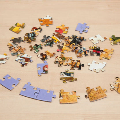 Bits and Pieces-Pizza Pie - 300 Piece Round Jigsaw Puzzle