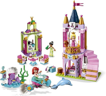LEGO Disney Aurora Ariel and Tiana’s Royal Celebration 41162 Building Kit (282 Pieces)