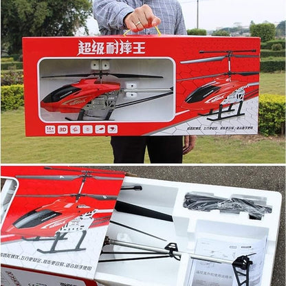 75cm Large 2.4G Remote Control Aircraft Anti-Fall Rc Helicopter Drone Model Outdoor Alloy RC Aircraft Easy to Learn Good Operation for Adult Kids Toy Xmas Gift(2 Batteries)