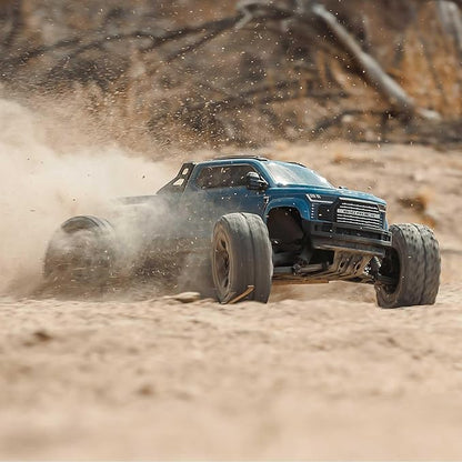 ARRMA RC Truck 1/10 Big Rock 4X4 223S BLX BRUSHLESS Street Truck RTR (Batteries and Charger Not Included) with DSC (Blue) ARA4312V4T3