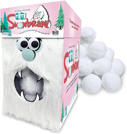 Big Discoveries Yeti Snowbrawl - A Snowball Stacking Brawl Card Game | Includes 40 Snow Balls - Fun Board Game for Kids Teens Adults