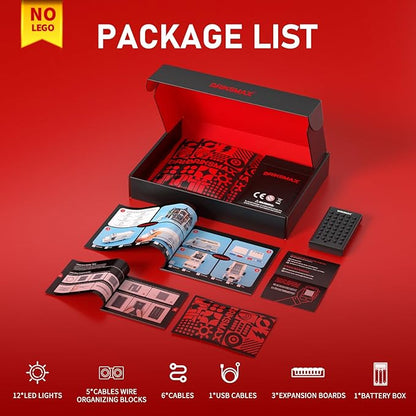 BRIKSMAX 2.0 Light Kit for Santa's Post Office - Innovative LED Lighting Compatible with Lego Icons 10339