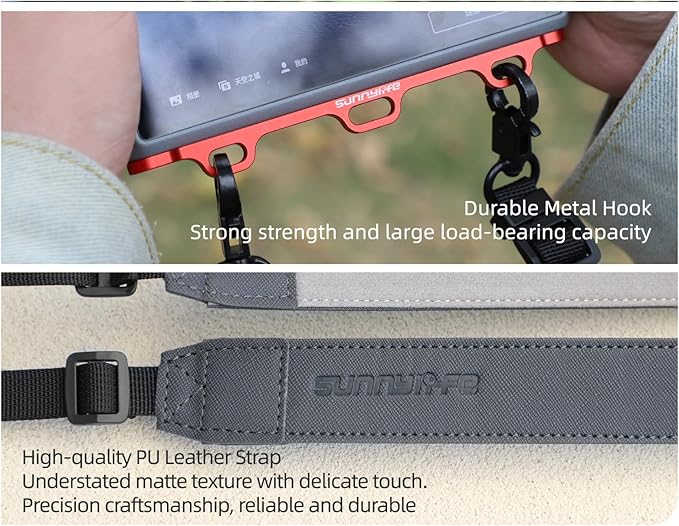 for DJI Remote Controller Bracket with Controller Lanyard Neck Strap 3 Hook Aluminum Alloy Bracket for DJI Flip Mini 4 Pro Air 3 Mini 3 Pro Mavic 3 Pro Accessories For Dji Rc/Rc 2