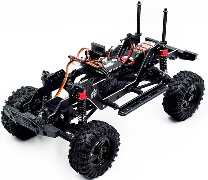 HOBBYPLUS CR-18P V3 Brushless Rushmore in Metallic Cyan - 1/18 Scale RC Truck Crawler with Off-Road RC Trucks Features Portal Axles &amp Metal Gears - Ready-to-Run (1810416-V3)