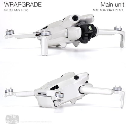 WRAPGRADE Skin Stickers Compatible with DJI Mini 4 Pro | Full Wrap (Madagascar Pearl)