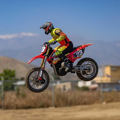 Losi RC Motorcycle Promoto-MX 1/4 Motorcycle Ready-to-Run Battery and Charger Not Included FXR LOS06000T1 Red