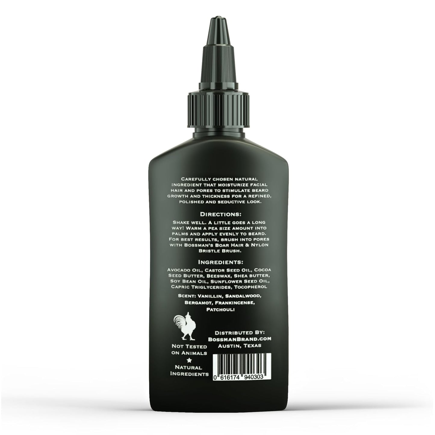 Bossman Jelly Beard Oil for Men (4 oz, Magic Scent) – Softens, Moisturizes & Conditions with Natural Ingredients