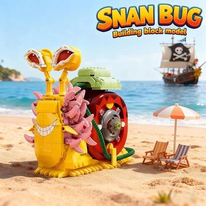 Animal Snail Building Block Sets Anime Phone Bug Models for Fans Creative Gift for Adults Teens 738 PCS