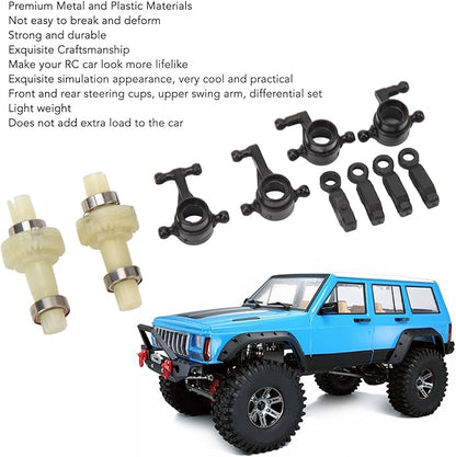 Topyond Steering Knuckles Kit OEM RC Car Spare Parts Set for Wltoys 284010 284161 K989 1/28 RC Cars