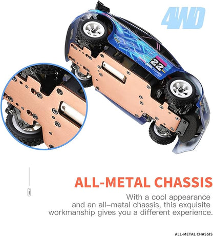 GoolRC WLtoys 284010 RC Cars 1:28 Scale Remote Control Car 4WD 30KM/H High Speed RC Drift Car for Adults