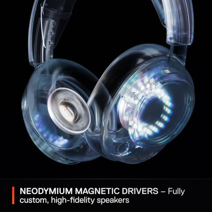 SteelSeries Arctis Nova 5X Wireless Multi-System Gaming Headset — White — Neodymium Magnetic Drivers — 100+ Audio Presets — 60 HR Battery — 2.4GHz or BT — Gen2.X Mic — Xbox, PC, PS, Switch, Mobile