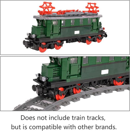 Train Carriage Building Block Kit – Classic Rail Car Model for MOC Train Sets Compatible with All Major Brick Brands Creative Add-On for Custom Railway Builds