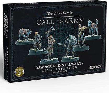 Modiphius Entertainment The Elder Scrolls: Call to Arms - Dawnguard Stalwarts - 6 Unpainted Resin Figures (MUH0330306)