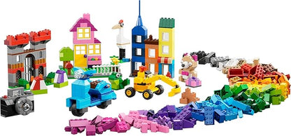 LEGO Classic Large Creative Brick Box 10698 Building Set Toy Storage Solution for Home or Classrooms Interactive Building Toy for Kids Boys and Girls