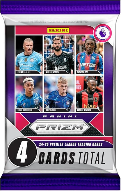2024–25 Panini Prizm Premier League Blaster Box – EPL Soccer Trading Cards – Includes Blaster Exclusive Prizms Rookies &amp Inserts – Official Panini Retail Set