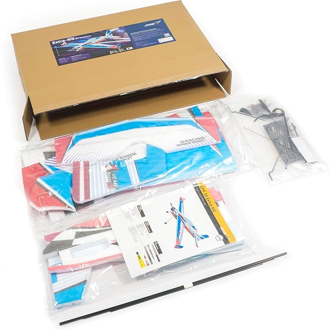 RC Plane Kit EPP Foam Airplane Extra-NG Model Airplane Wingspan 1200mm (47) 3D Aerobatic RC Airplane for Adults Outdoor Fly (KIT+Motor+ESC+Servo+Prop)