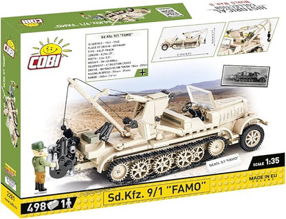 COBI Historical Collection WWII Sd.Kfz. 9/1 FAMO Vehicle Building Set 498 Pieces