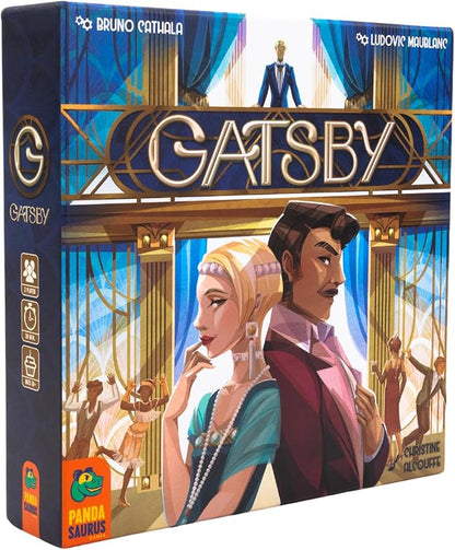 Gatsby Board Game - Duel for Influence in The Glamorous Roaring 20's Quick-Play Auction Strategy Game for Kids &amp Adults Ages 10+ 2 Players 30 Minute Playtime