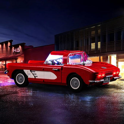 Upgraded Led Light Kit for Lego Icons Corvette Building Set Compatible with Lego 10321 (Model Not Included)