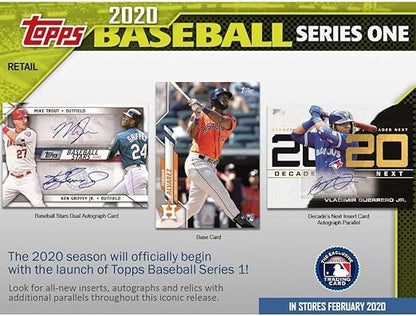 2020 Topps Series 1 MLB Baseball Retail Hanger Box