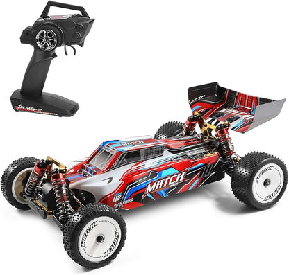 GoolRC WLtoys 104001 RC Car 1:10 Scale 2.4GHz 4WD High Speed Racing Buggy Aluminum Alloy Chassis Zinc Alloy Gear 1 Battery