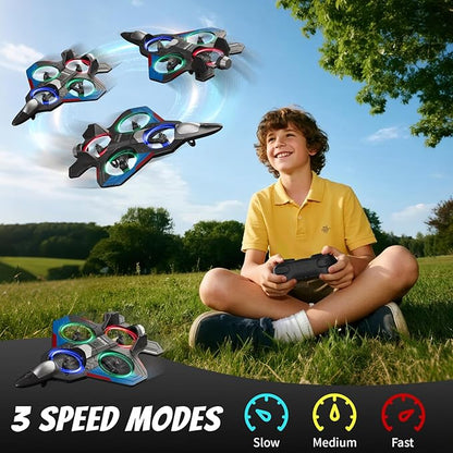 4DRC RC Planes Remote Control Airplanes for Kids Foam Remote Control Planes for Kids Adults Beginners Remote Control Helicopter Fighter Jet Drones for Kids Adults 360° Flip Easy to Fly