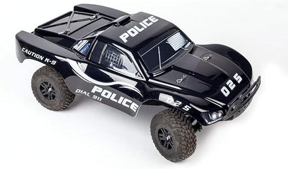 SummitLink Compatible Custom Body Police Style Replacement for 1/10 Scale RC Car or Truck (Truck not Included) SS-PO-02
