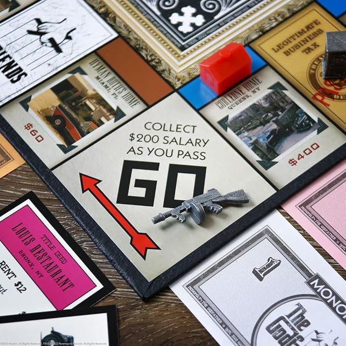 USAOPOLY Monopoly: The Godfather 50th Anniversary Board Game