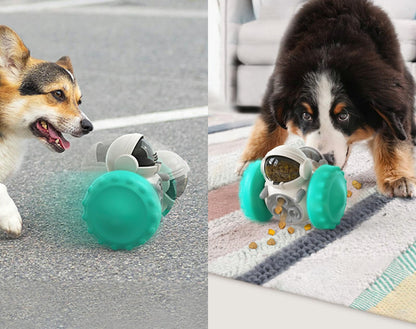HNNOAIDA Interactive Dog Toy Dispensing Food (Blue)