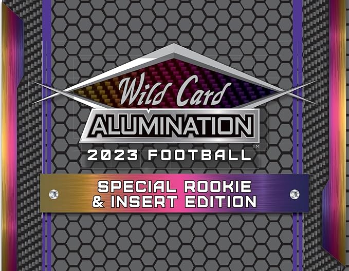 2023 Wild Card Alumination Special Rookie &amp Insert Edition Football Hobby Box 6 Encased Trading Cards Per Box
