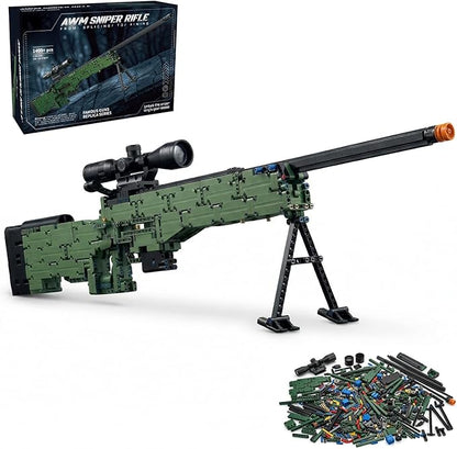 AWM Model Building Block Set 1400 Pcs Military Building Set Gift for Adults &amp Teens