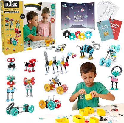 The Off Bits Educational STEM Toys for 6+: Robot Toy Building Sets 3-in-1 Engineering Kit for Boys and Girls Build Your Own STEM Building Toys with Endless Possibilities (Educational Kit)