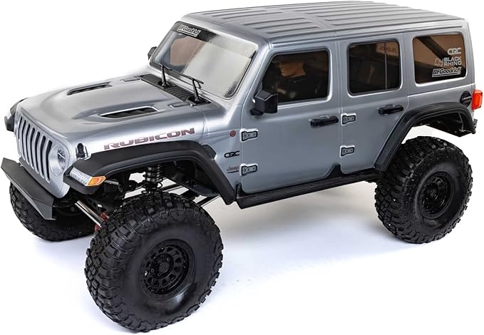 Axial RC Truck 1/6 SCX6 Jeep JLU Wrangler 4WD Rock Crawler RTR (Batteries and Charger Not Included): Silver AXI05000T2