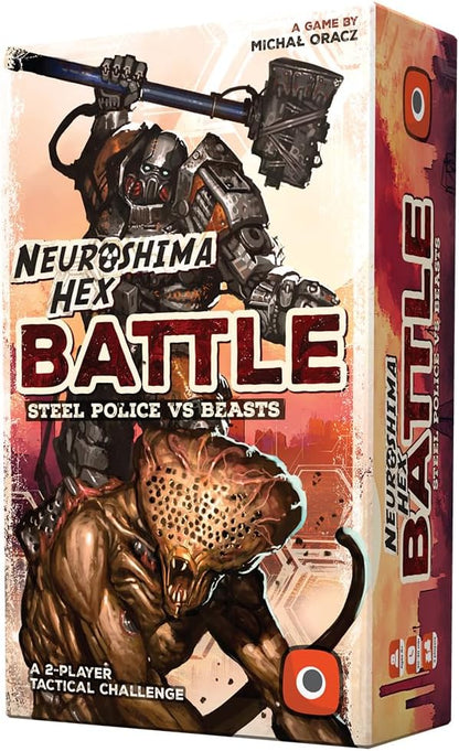Neuroshima Hex Battle by Portal Games | Ages 8 and Up | A 2 Player Tactical Challenge | 20-30 Minute Playing Time