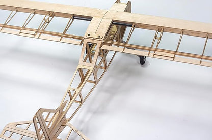 Balsa Wood Airplane Kits T05 Vogee-08 Training Plane 32 Wingspan Laser Cut Unassembled Flying Model Aircraft to Build DIY RC Airplane Kit for Adults (KIT Only)