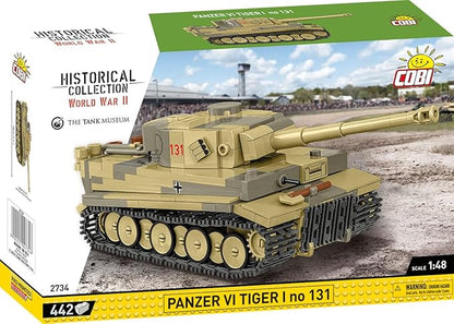 COBI Historical Collection WWII Panzer VI Tiger 1 no. 131 Tank Building Set 442 Pieces